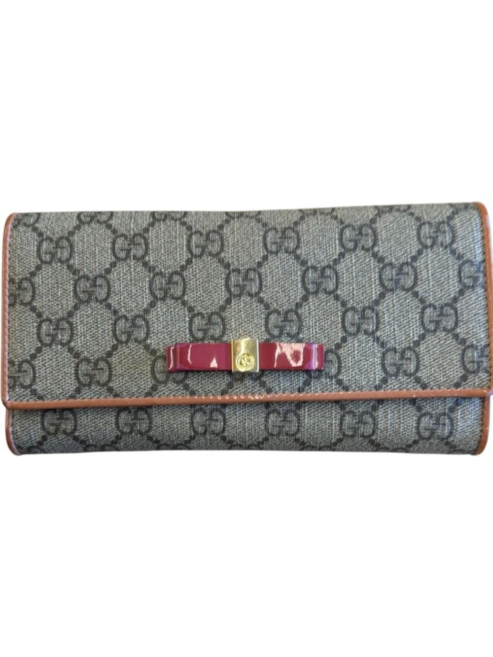 652176CR C1 Gucci Wallet Long Brown PVC